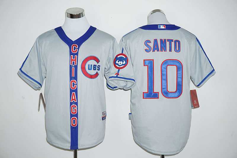 Chicago Cubs #10 Ron Santo Gray Cooperstown Stitched Baseball Jersey,We sell and wholesale Chicago Cubs #10 Ron Santo Gray Cooperstown Stitched Baseball Jersey on line form chian!